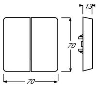 2126-32  - Cover plate for venetian blind 2126-32 - thumbnail