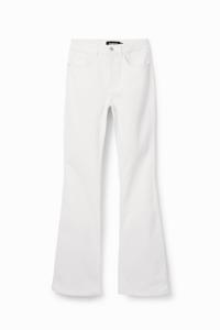 Lange flared jeans - WHITE - 38