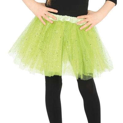 Fiesta Petticoat/tutu rokje - meisjes - lime groen - 31 cm - Tule onderrokje - kinderen Fiesta Petticoat/tutu rokje - meisjes - lime groen - 31 cm - Tule onderrokje - kinderen
