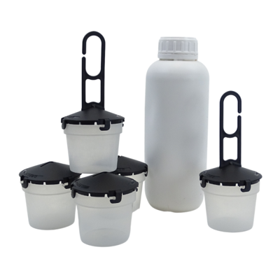 DROSO SUZUKII STARTER SET | Drosophila suzukii - Lokstof 1 liter en 5 vallen