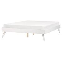 Beliani - BERRIC - Tweepersoonsbed - Wit - 160 x 200 cm - MDF