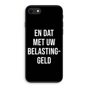 Belastinggeld - Zwart: iPhone SE 2020 Biologisch afbreekbaar hoesje