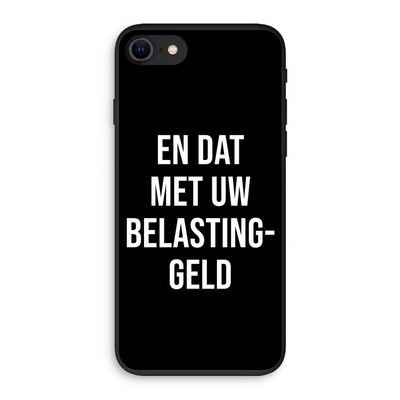 Belastinggeld - Zwart: iPhone SE 2020 Biologisch afbreekbaar hoesje
