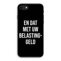 Belastinggeld - Zwart: iPhone SE 2020 Biologisch afbreekbaar hoesje