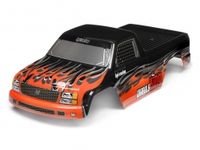 Mini gt-1 truck painted body (orange/black) - thumbnail