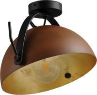 Masterlight Landelijke plafondlampLarino 30 roestbruin met goud - 5199-25-08-B
