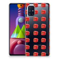 Samsung Galaxy M51 | Siliconen Case | Paprika Red