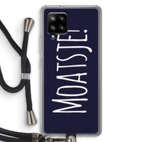 Moatsje!: Samsung Galaxy A42 5G Transparant Hoesje met koord