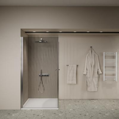 Douchecabine | BWS Gusma | 2 Deuren | 80x80x190 cm | Chroom Boss & Wessing