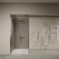 Douchecabine | BWS Gusma | 2 Deuren | 80x80x190 cm | Chroom Boss & Wessing