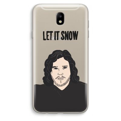 Let It Snow: Samsung Galaxy J7 (2017) Transparant Hoesje