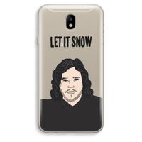 Let It Snow: Samsung Galaxy J7 (2017) Transparant Hoesje