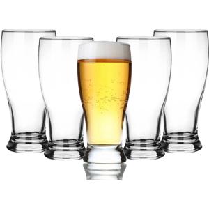 Bierglazen - 6x - fluitje - 500 ml - glas - speciaal bier