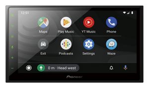 Pioneer SPH-DA250DAB Autoradio met scherm dubbel DIN Bluetooth handsfree, DAB+ tuner, AppRadio