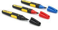 Fm markeerstift rd/zw/bl 3dlg - Stanley