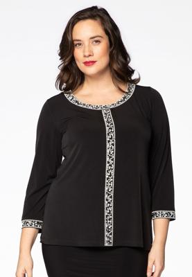 Yoek Shirts relax | Zwart | Maat 54/56