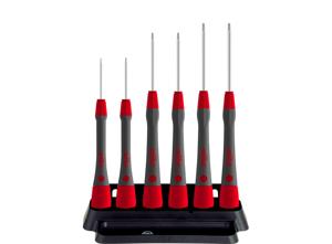 Wiha 263PK601 Fijnschroevendraaierset PicoFinish® Zeskant 7-delig incl. houder - 42992