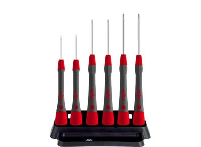 Wiha 263PK601 Fijnschroevendraaierset PicoFinish® Zeskant 7-delig incl. houder - 42992