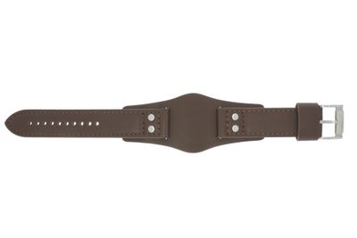 Horlogeband Fossil CH2565 / COACHMAN Onderliggend Leder Bruin 22mm