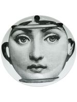 Fornasetti assiette imprimée - Blanc