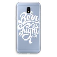 Born to Fight: Samsung Galaxy J3 (2017) Transparant Hoesje - thumbnail