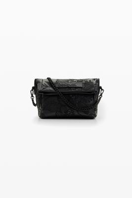 Tas bloemenborduursel XS - BLACK - U