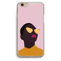 Yellow glasses: iPhone 6 / 6S Transparant Hoesje