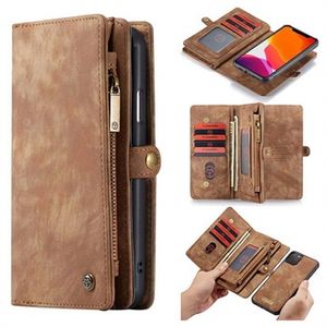 CaseMe 2-in-1 Multifunctionele iPhone 11 Pro Wallet Case - Bruin