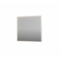 Spiegel INK SP19 90x4x80 cm incl. direct LED-Verlichting Rondom en Spiegelverwarming Mat Wit