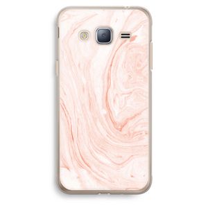 Peach bath: Samsung Galaxy J3 (2016) Transparant Hoesje