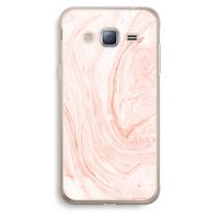 Peach bath: Samsung Galaxy J3 (2016) Transparant Hoesje