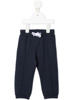 Aigner Kids pantalon de jogging à logo imprimé - Bleu - thumbnail