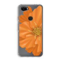 Orange Ellila flower: Google Pixel 3a Transparant Hoesje