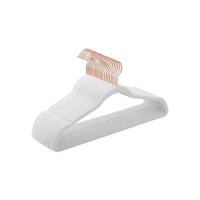 Fluwelen hanger met draaibare haak, Wit / 20