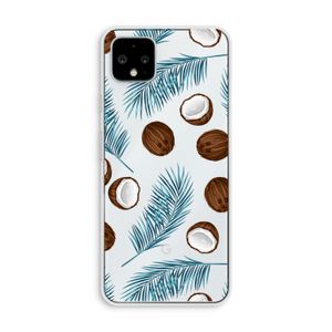 Kokosnoot roze: Pixel 4 XL Transparant Hoesje