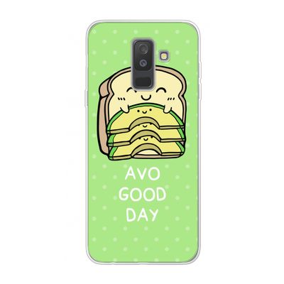 Avo Good Day: Samsung Galaxy A6 Plus (2018) Transparant Hoesje
