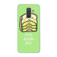 Avo Good Day: Samsung Galaxy A6 Plus (2018) Transparant Hoesje