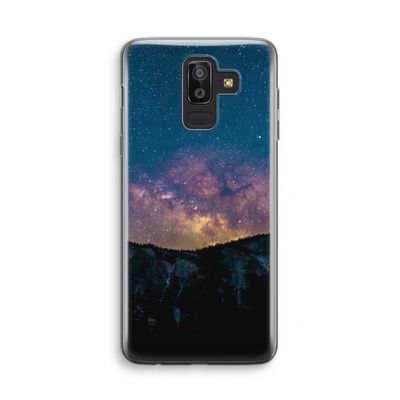 Travel to space: Samsung Galaxy J8 (2018) Transparant Hoesje