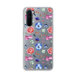 Bloemetjes: OnePlus Nord Transparant Hoesje