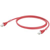Weidmüller 1166030005 RJ45 Netwerkkabel, patchkabel CAT 6A S/FTP 0.50 m Rood 1 stuk(s)