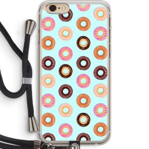 Donuts: iPhone 6 PLUS / 6S PLUS Transparant Hoesje met koord
