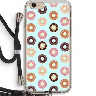 Donuts: iPhone 6 PLUS / 6S PLUS Transparant Hoesje met koord