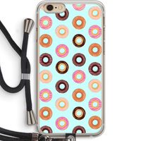 Donuts: iPhone 6 PLUS / 6S PLUS Transparant Hoesje met koord