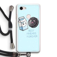 Best Friend Forever: Pixel 3 Transparant Hoesje met koord
