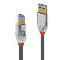 LINDY USB-kabel USB 3.2 Gen1 (USB 3.0 / USB 3.1 Gen1) USB-A stekker, USB-B stekker 2.00 m Grijs 36662