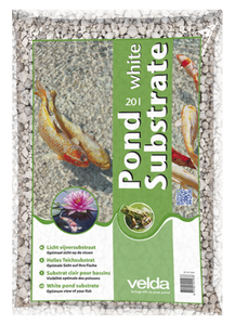 Velda Pond Substrate White 13kg/20l - Essentiële Mineralen voor Klarere Vijvers