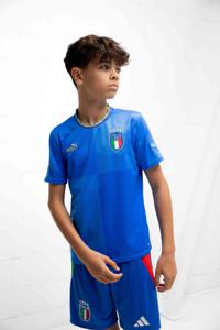 Italië Shirt Thuis Junior 2022-2023 - Maat 128 - Kleur: Blauw | Soccerfanshop
