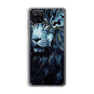 Darkness Lion: Samsung Galaxy A12 Transparant Hoesje