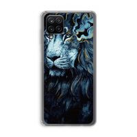 Darkness Lion: Samsung Galaxy A12 Transparant Hoesje