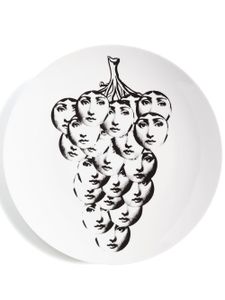 Fornasetti assiette décorative Tema e Variazioni n.53 - Blanc